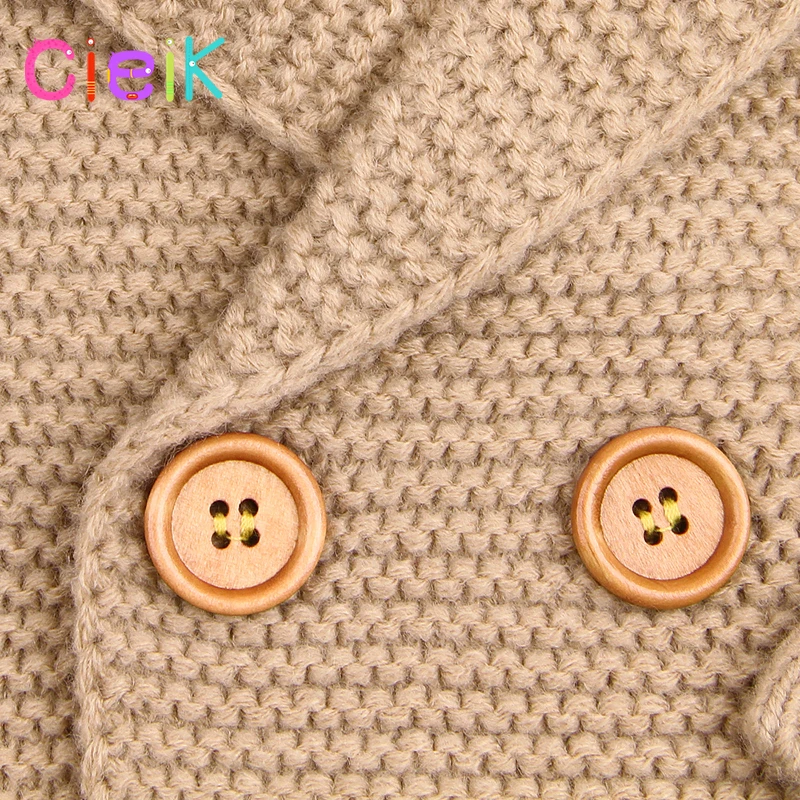 CieiK 2018 New Spring Baby Hooded Outwear Newborn Boys Jacket Rabbit Cute Infant Knitted Infant Girls Clothes Kids Winter Coats (22)