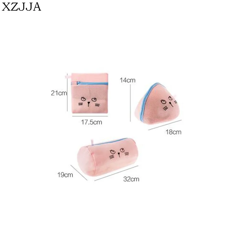 XZJJA, креативные Мультяшные Сумки для белья, бюстгальтера, нижнего белья, корзин, сетчатый мешок, мешок для стирки, мешок для стирки, наборы для бытовой чистки