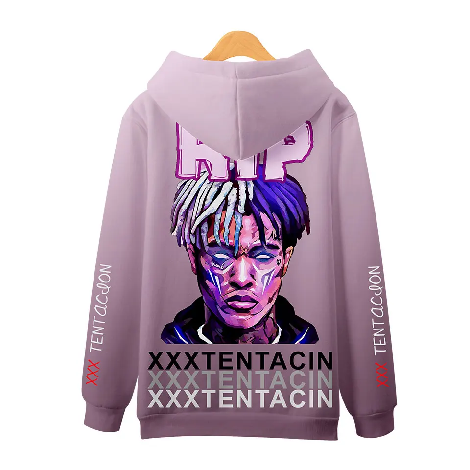  3D XXXTENTACION Hoodies Sweatshirt Fashion Soft Winter/Autumn Hoodies New Kpop Hip Hop Long Sleeve 