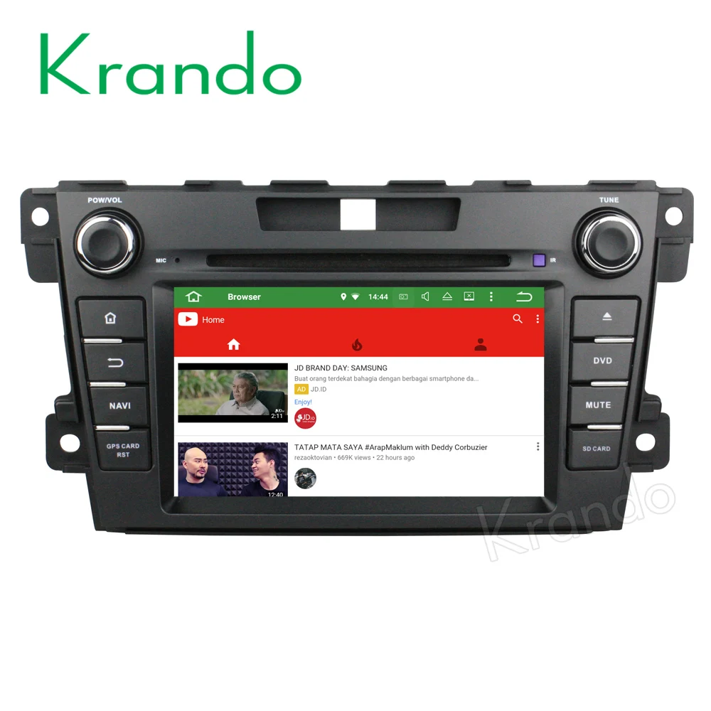 Top Krando Android 8.0 car radio gps navigation system for Mazda CX-7 2007-2015 dvd player multimedia stereo Wifi 3g support bose 0