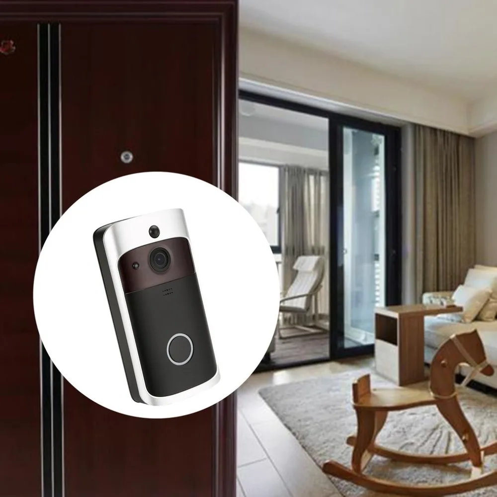 

WiFi Smart Wireless Security DoorBell Smart HD 1080P Visual Intercom Recording Video Door Phone Remote Home Monitoring