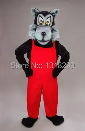 

mascot Black BB Wolf mascot costume fancy dress custom fancy costume cosplay theme mascotte carnival costume kits