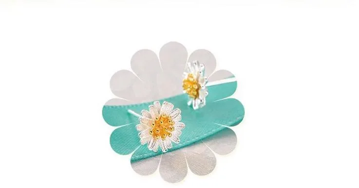 daisy fresh flower earrings (12)