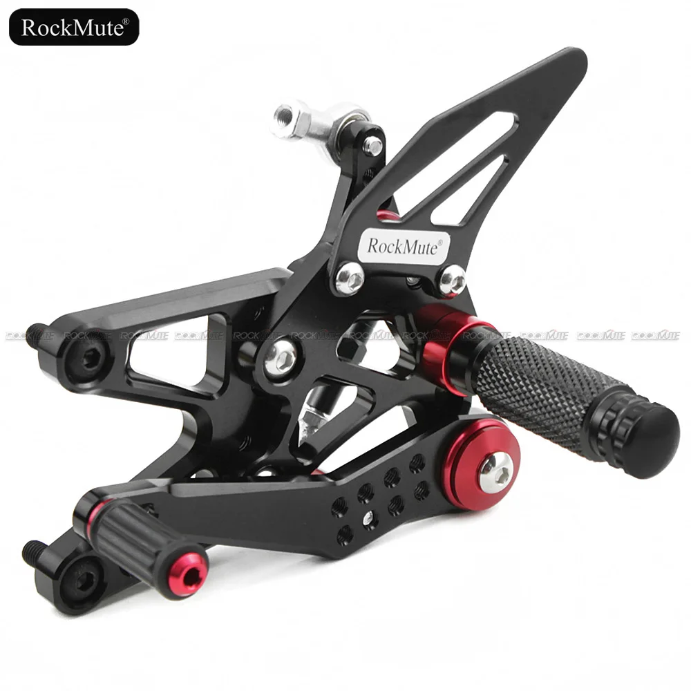 CNC Aluminum Adjustable Foot Pegs Pedals Rearsets For Triumph Daytona 675 06-12 CNC Aluminum Adjustable Foot Pegs Pedals Rearsets For Triumph Daytona 675 06-12