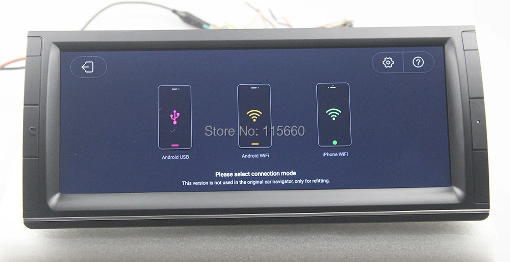 10.25inch Android Car Multimedia GPS Navigation for BMW 5-E39-E38 X5-E53 12