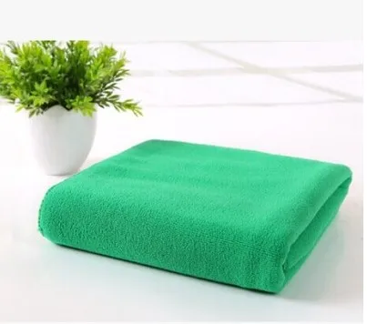 70 см X 140 см полотенце из микрофибры для ванной полотенце из микрофибры для чистки полотенце для путешествий полотенце для туризма быстросохнущее полотенце - Цвет: Зеленый