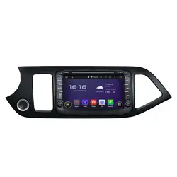 Android 7.1 Стерео DVD DVR GPS Sat Nav 3G CD-плеер MP3-плееры Bluetooth HDMI Автомобильный Мультимедийный Плеер для Kia Picanto Утро