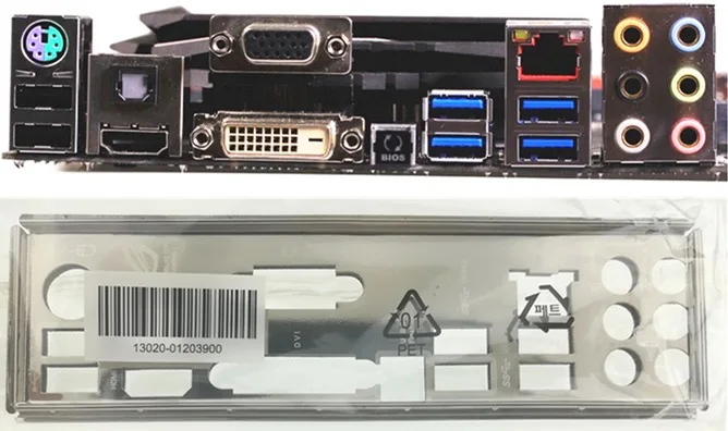 New I/o Shield Back Plate Of Motherboard For Crossblade Ranger Just ...