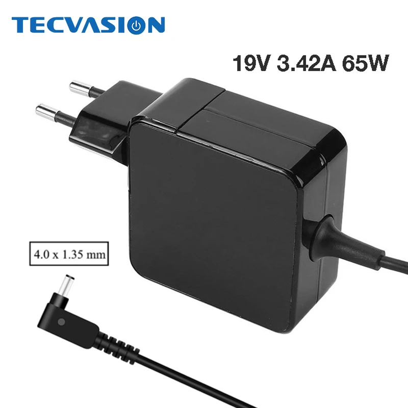 

19V 3.42A 65W 4.0*1.35mm AC Laptop Adapter for ASUS Zenbook UX21A UX42 UX32VD UX32A UX303 UX303UA UX52ADP-65AW Power Charger EU