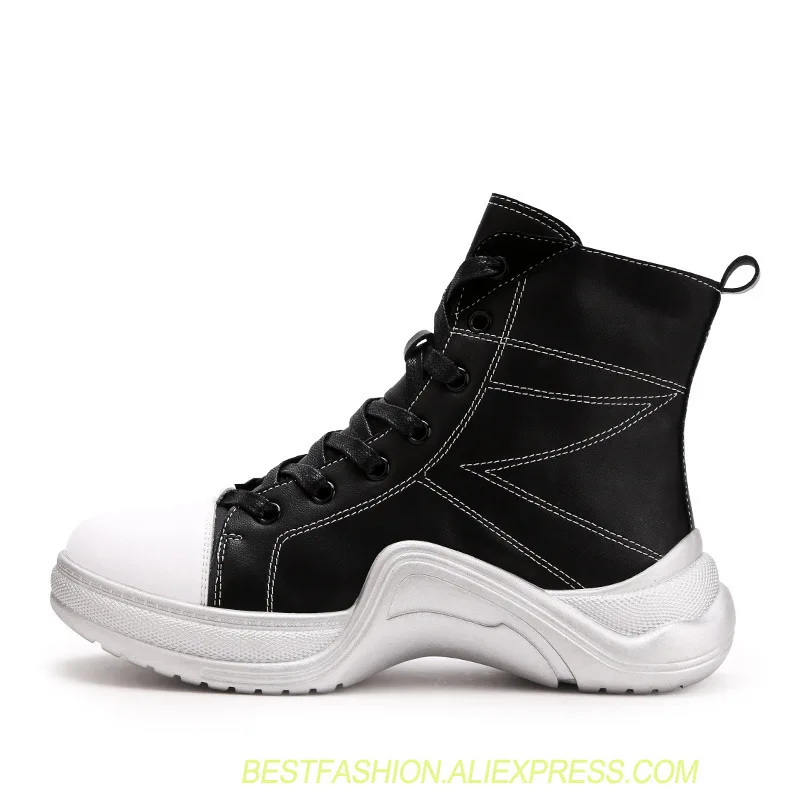 

brand lace-up sports shoes boots children's leather ladies casual shoes high-top boots flat shoes ladies Archlight sneakers