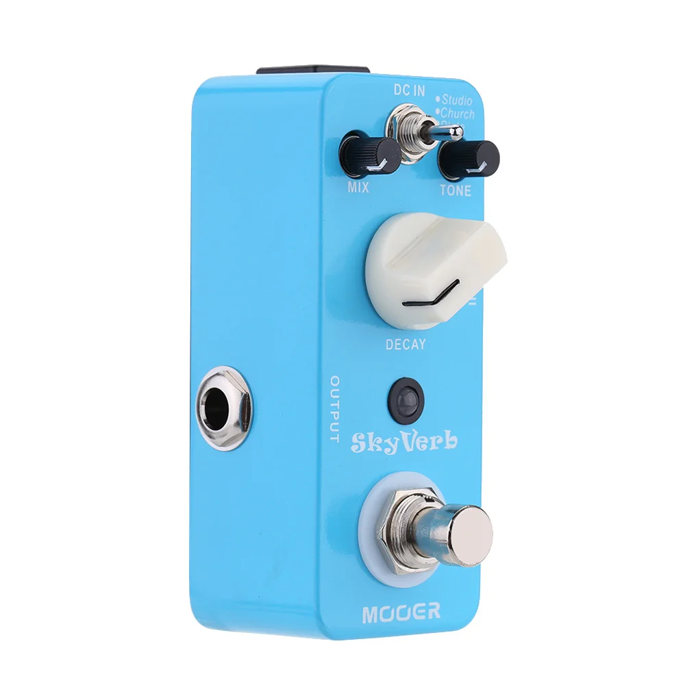 

Mooer Sky Verb Micro Mini Reverb Effect Pedal for Electric Guitar True Bypass