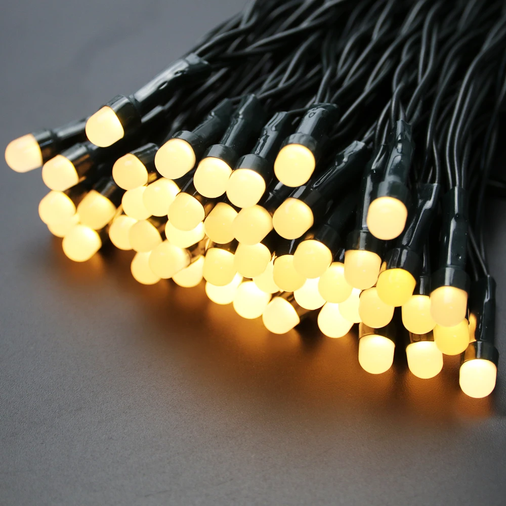 

33Ft 10M 100 LED Fairy Pearl String Lights Waterproof Battery Powered Remote Led Starry Lights for Indoor/Outdoor with Timer