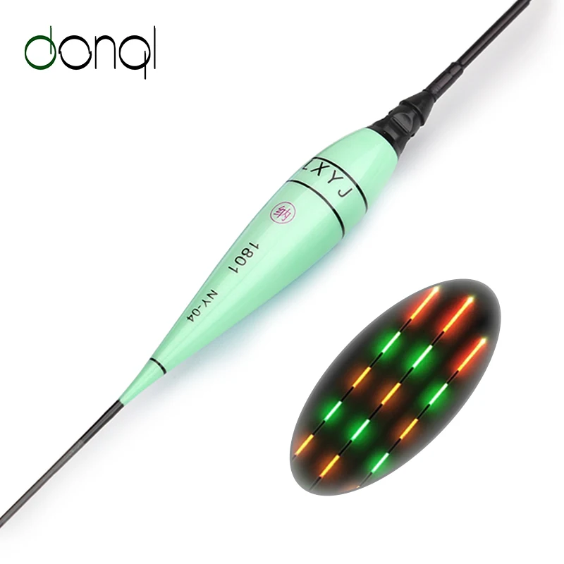 

DONQL 1Pcs High Quality Luminous LED Electronic Fishing Float Colorful Light Night Fishing Float Without Battery Fishing Tackle