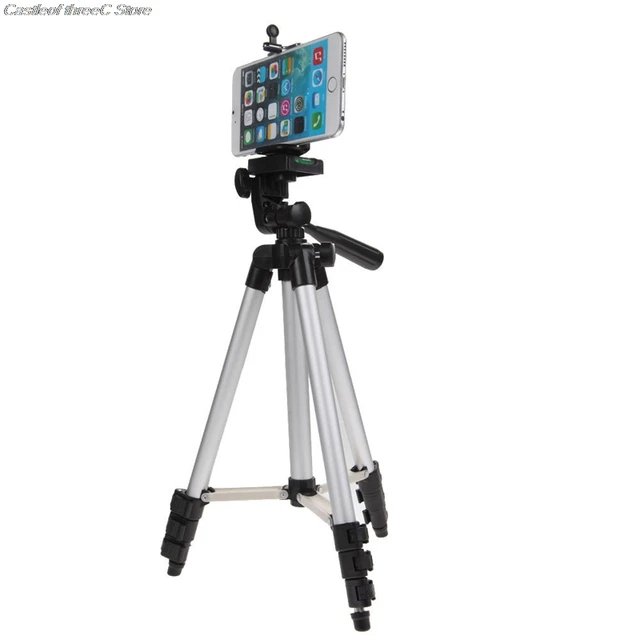 Professional Camera Tripod Stand Mount + Phone Holder for Cell Phone iPhone