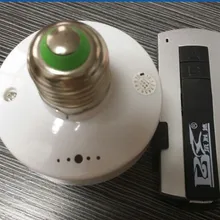 50 комплекты FedEx Экспресс- E27 Винт 1 Управление 1 База/Cap Беспроводной Дистанционное управление свет База держатель переключатель гнездо+ батареи