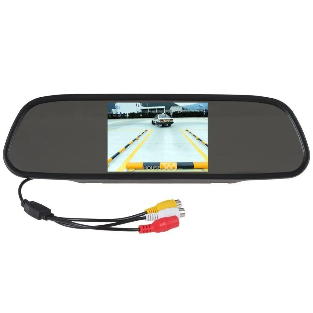 5 HD TFT LCD Car Monitor with 2 Video Input Car Rearview Reversing Parking Monitor LCD