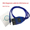 ForVag--com Cable kkl 409.1 Auto Scanner Cable With FTDI Auto Diagnostic Interface For Audi Seat Volkswagen Skoda KKL 409 CABLE ► Photo 2/6