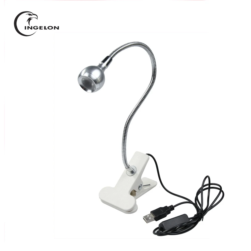 Ingelon USB Lights Laptop Lamp Gadget Clip Flxtures Desk Light LED Technology for Reading Single arm 1 pcs Electronics Gadgets (3)