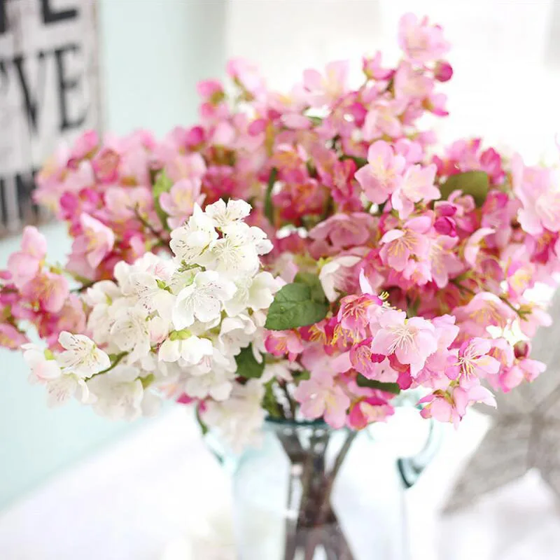 Artificial Flowers Cherry Blossom for Wedding Decoration