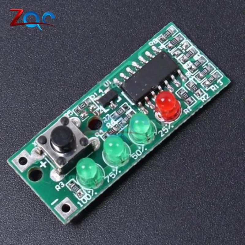 

9-12.6V Battery Capacity Indicator 4 LEDs Display for 3S Lithium Battery