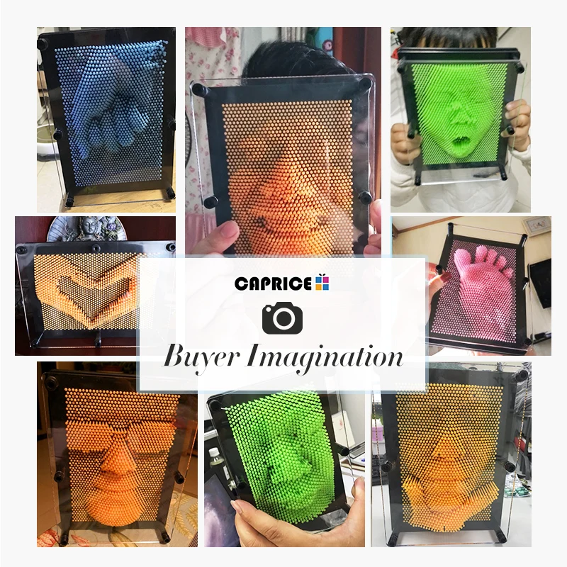 Игла для скульптуры 3D Pin Art DIY изменяемая форма резьбы настольная детская игрушка