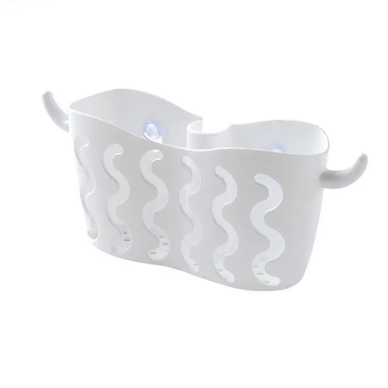 Портативный домашний кухонный подвесной сливной мешок корзина для ванной для хранения инструментов держатель для раковины Escorredor Louca держатель для мыла Ванная комната 40 - Цвет: White
