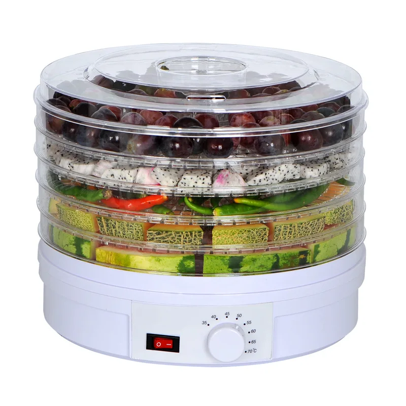 

Food Dehydrator Fruit Vegetable Herb Meat Drying Machine Snacks food Dryer with 5 trays EU/UK/US Plug 110V/220V