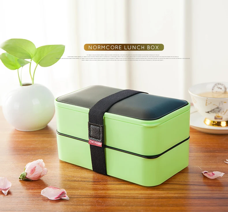 ONEUP Ланч-бокс PP/Silicone 1200 мл bento box с столовыми приборами экологически чистый BPA бесплатно здоровый портативный контейнер для хранения еды