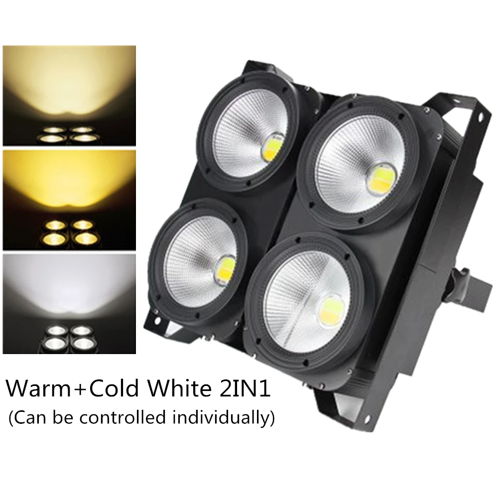 400 Вт COB светодиодный светильник Blinder/4 глаза 4X100W для аудитории сцены ТВ студии