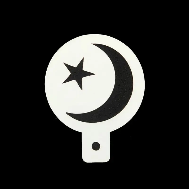 6 шт./компл. нежный ИД Мубарак Рамадан Кофе Цветок спрей трафарет для украшения торта DIY Fondant(сахарная) шаблон несколько шаблонов