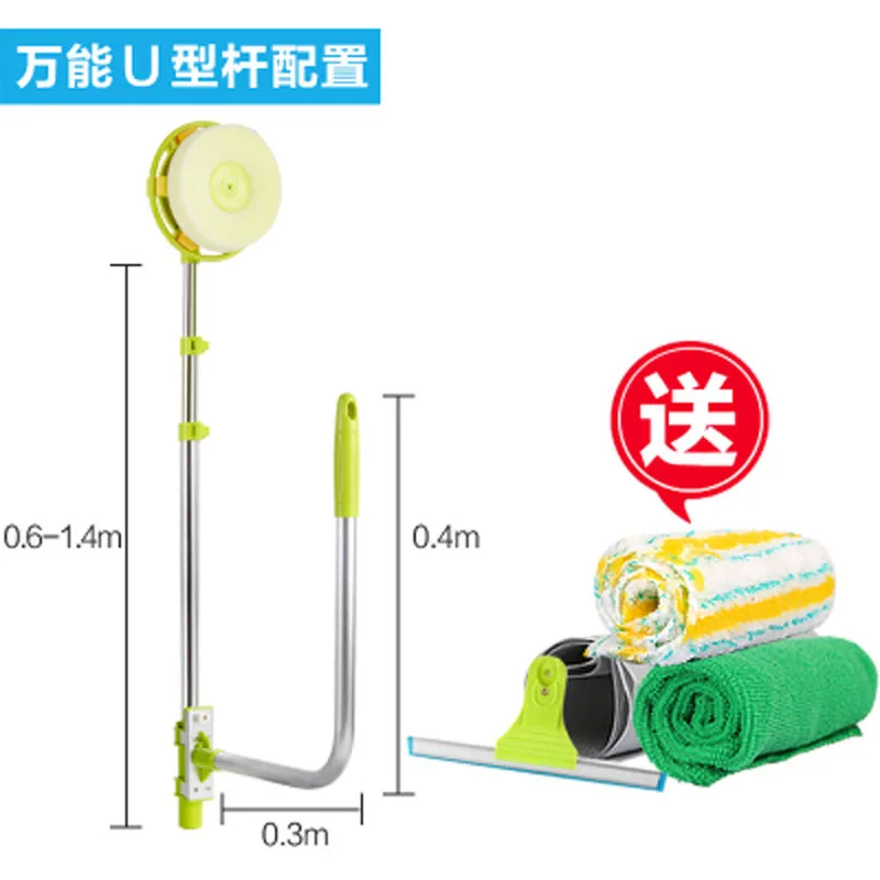 telescopic High-rise window cleaning glass cleaner brush for washing windows Dust brush clean the windows hobot 168 188 (9)