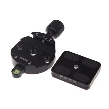 

DM-55 Clamp and QR Quick Release Plate with Gradienter for 55mm Ball Head Arca Swiss RRS Wimberley