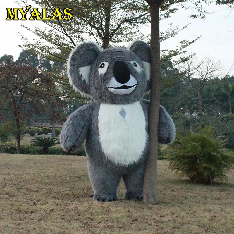 Koala Inflatable Furry Costume For Advertising Animal Inflatable