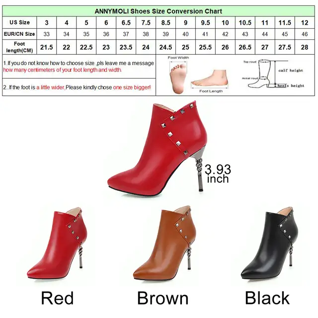 Durango Boots Size Conversion Chart