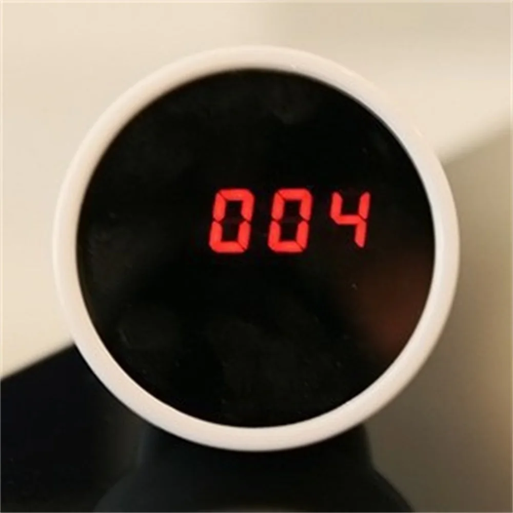 

Mini LED Alarm Clock Portable Mirror Clock Digital Circular Electronic Table Clocks with Alarm Makeup Mirror Birthday Gift