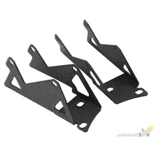 Для 07-17 Jeep Wrangler JK лобовое стекло А-столб крепление кронштейны для двойной светодиодный фонарь