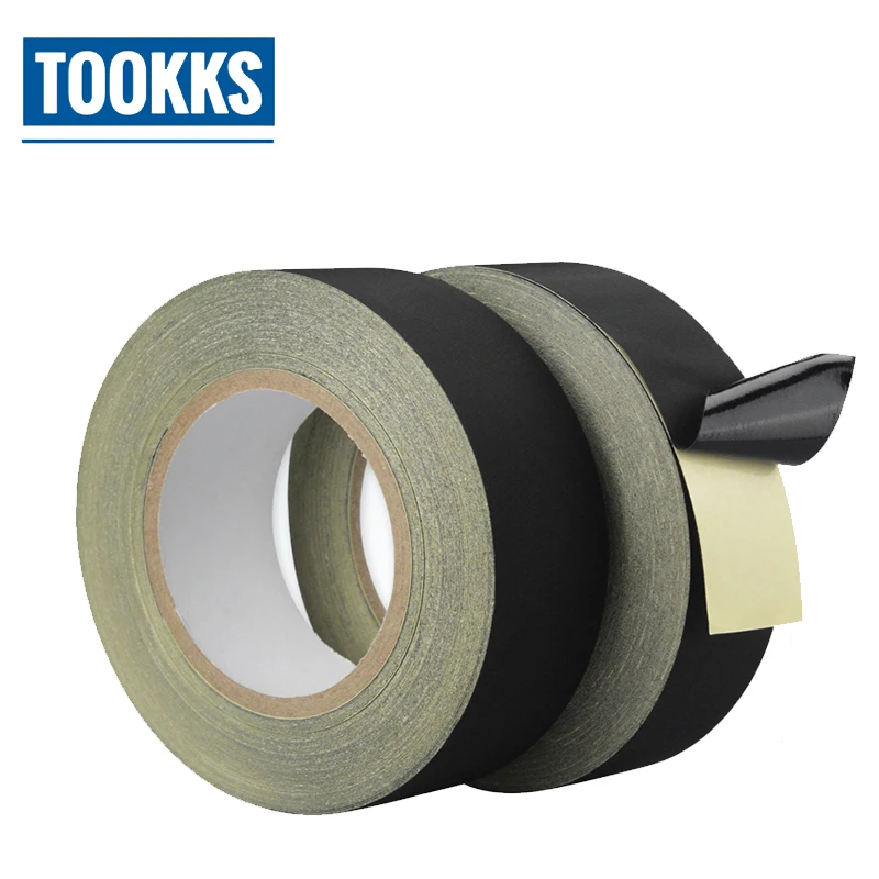 

2pcs 10mm*30 Meters High Temperature Resist Black Adhesive Insulate Acetate Cloth Tape for Laptop Phone LCD Cable Wrap