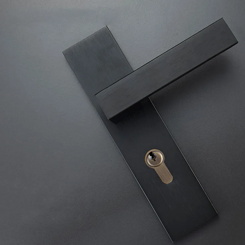  Elegant Luxury 1Set European Pure Brass Door Lock Set Interior Silent Door Lock Living Room/Bedroom - 33048284045