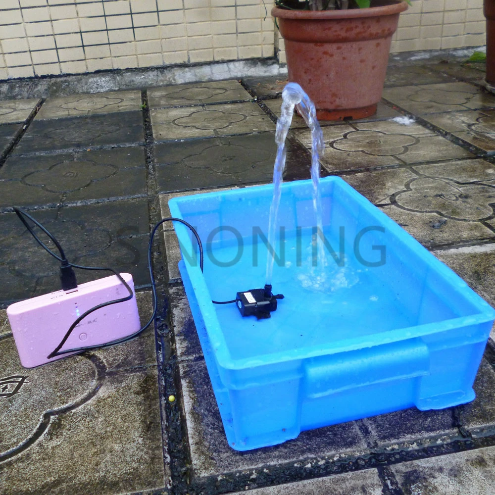 DC5V 3W USB Aquarium Water Pump Submersible Farmed Fish Tank Fountain Pond Water Pump Aquatic