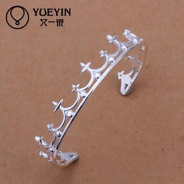 

Hot Sale the New Silver Plated Cuff Bracelets Bangle in Jewelry for Women