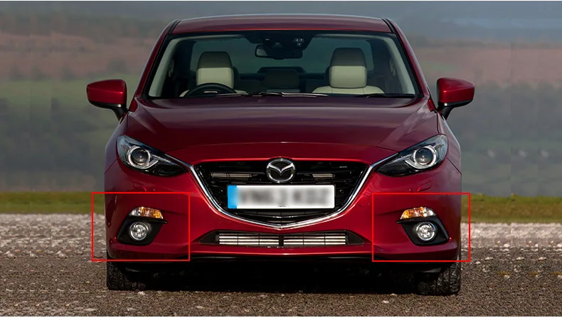 SMRKE DRL для Mazda 3 Axela/Mazda3 BM 2013~ настоящее время/Автомобильный светодиодный дневные ходовые огни с поворотом сигнальной лампы/Двухцветная