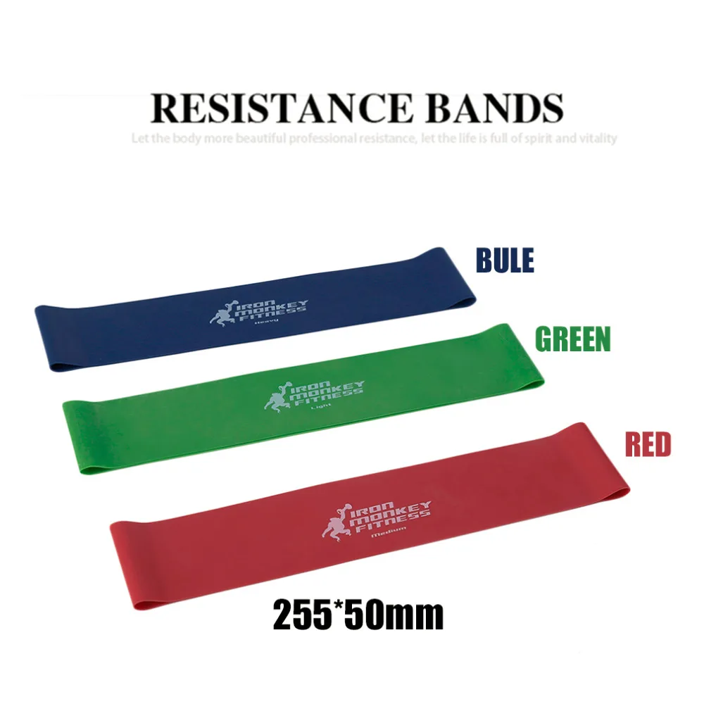 Practical Tension Resistance Band Exercise Loop Crossfit Strength Weight Training Fitness
