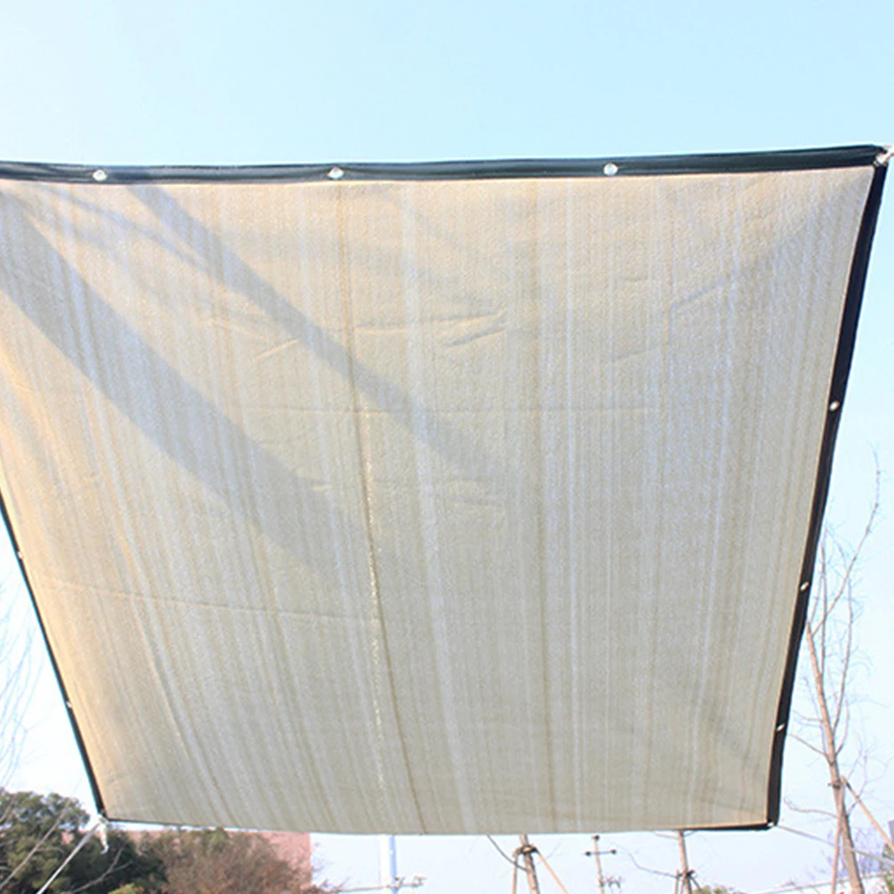 Sun Shelter Sunshade Protection Net 6-pin Thickened Outdoor Canopy Garden Patio Pool Shade Sail Awning Camping Picnic Tent 2*2M