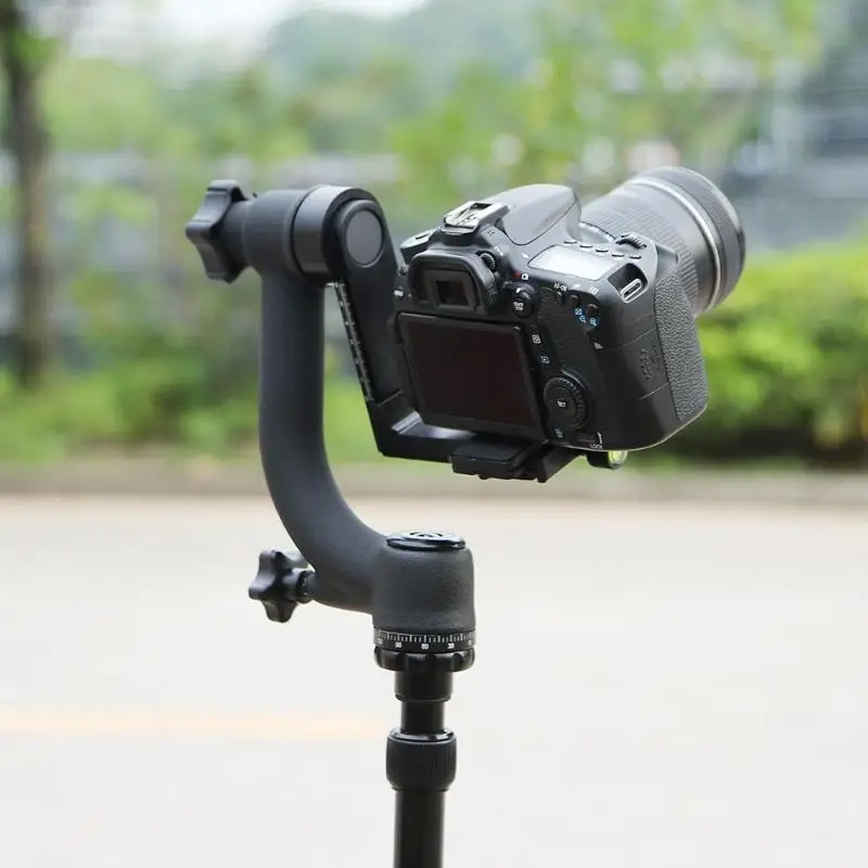 

Professional 360 Degree Panoramic Gimbal Tripod Ball Head 1/4 Inch Screw w/Quick Release Plate For DSLR Camera Telephoto Lens