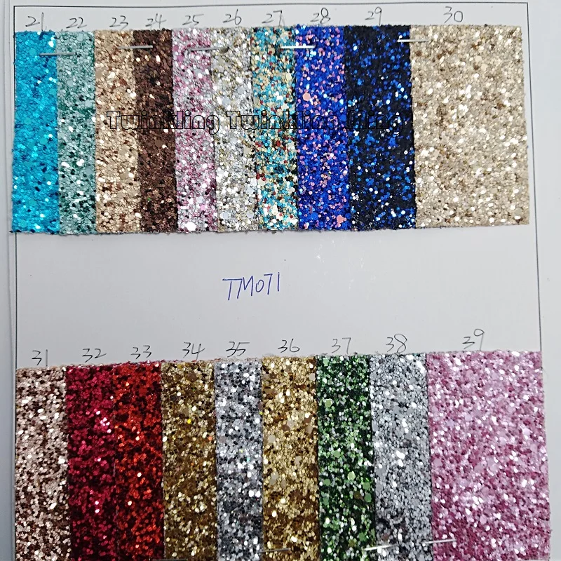 5 YARDS Synthetic Leather Telas Faux Leather Fabric Glitter Leather