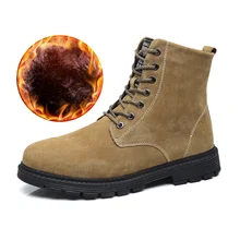 Мужские Ботильоны из натуральной кожи; дышащие ботинки; мужская кожаная обувь с высоким берцем; Уличная Повседневная обувь; Botas Homme