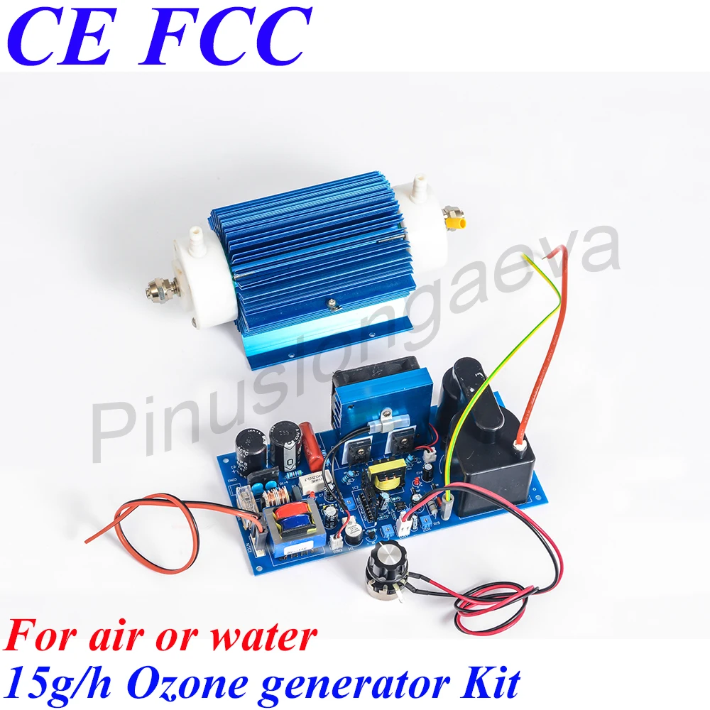 

Pinuslongaeva 15G/H 15grams adjustable Water cooling Quartz tube type ozone generator Kit industrial ozone air water purifier