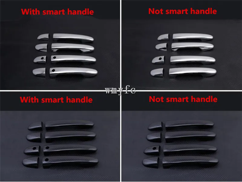 

For Mazda Cx-5 Cx5 2nd Gen KF 2017 2018 Chrome Outer Door Handle Cover Catch Cap Trim Overlay Molding Garnish Decoration Styling