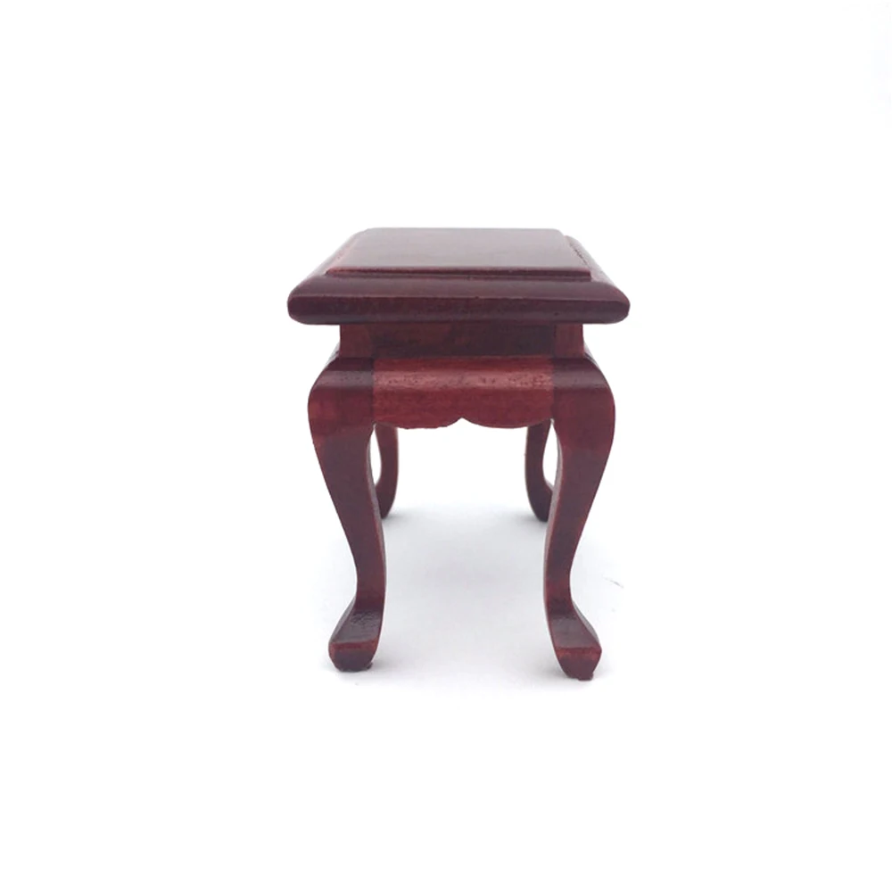 1/12 Dollhouse Miniature Accessories Mini Wooden Vintage End Table Simulation Tea Table Furniture Toys for Doll House Decoration 1/12 Dollhouse Miniature Accessories Mini Wooden Vintage End Table Simulation Tea Table Furniture Toys for Doll House Decoration