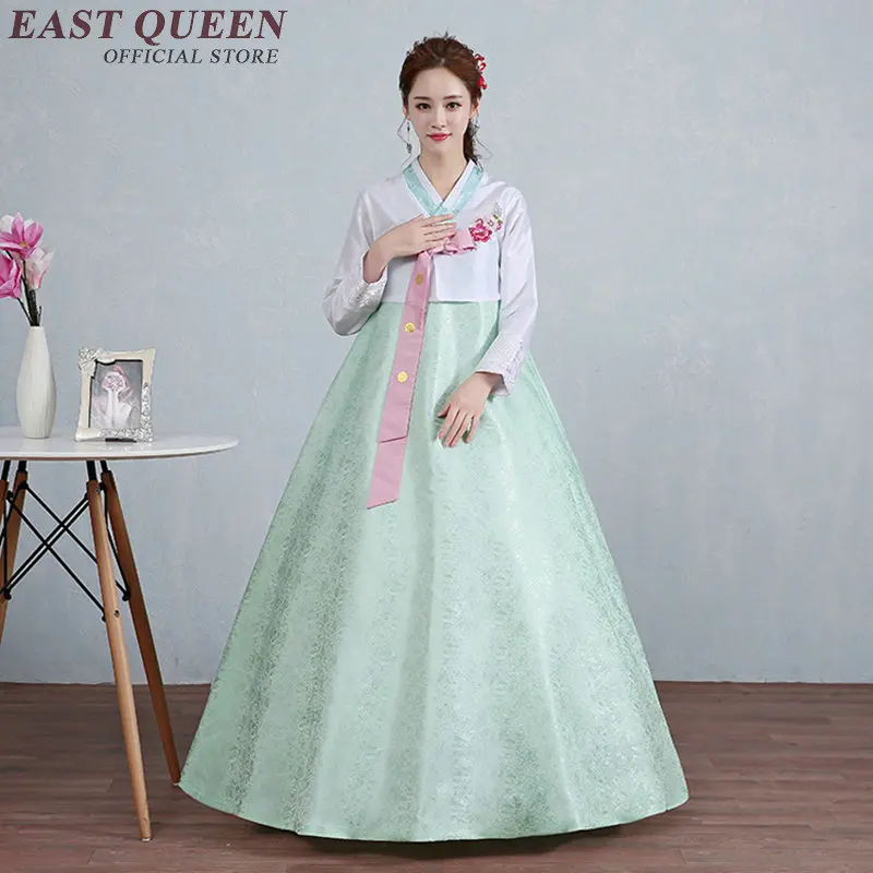 Корейская традиционная одежда женский корейский Костюм ханбок Новое поступление женский корейский ханбок платье NN0293 C